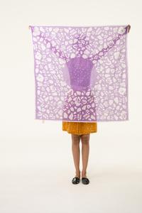 Gambar Scarf Flora Bulat Ungu dari Sejauh Mata Memandang undefined 1 Tokopedia