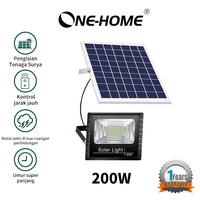 Gambar ONE HOME 200 Watt New Lampu Sorot Solar Cell /Lampu Led Tenaga dari maura_shop undefined 1 Tokopedia