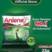 Gambar Anlene Susu Bubuk Dewasa Cokelat 20 x 25g Sachet - Nutrisi Tinggi - Multipack dari Alizan_MART undefined 1 Tokopedia
