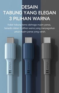 Gambar ECERAN VIVAN CTCC100S Kabel Data Charger USB Type C To C 60W dari Donatur official store undefined 2 Tokopedia