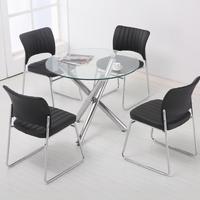 Gambar Kursi Cafe Kursi Makan Kursi Kerja Kursi Hadap Kursi Meeting Jaring - KM-502 Hitam dari SogutCase undefined 3 Tokopedia