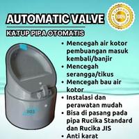 Gambar katup pipa air otomatis Buka tutup Anti Tikus PVC Rucika Saluran Got - 4_Inchi dari BRUDAK STORE undefined 5 Tokopedia