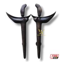 Gambar Handle / door pull / tarikan pintu kuningan antik motif keris polos dari WA Brass Hardware undefined 1 Tokopedia