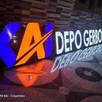 Gambar DP 50% HURUF TIMBUL 3D ACRYLIC LED NYALA LETTER SIGN NEON BOX AKRILIK dari Sentra Akrilik undefined 3 Tokopedia