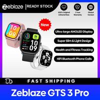 Gambar Zeblaze GTS 3 Pro Smart Watch Ultra-big HD AMOLED HiFi Bluetooth - Hitam dari TOKO SINYO undefined 1 Tokopedia