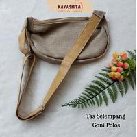 Gambar Tas Selempang Wanita Slingbag Bahan Goni - Tali Coklat dari Kayashita Official undefined 1 Tokopedia