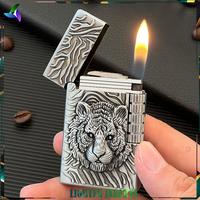 Gambar Korek Api Dupont Api Gas Macan Tiger Pixiu Lang Dinuo Lighter DN-618 - Tiger Gold dari Lighter Jakarta undefined 3 Tokopedia