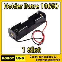 Gambar Holder Baterai 18650 1 Slot dengan Kabel dari ROBOT.UNO undefined 1 Tokopedia