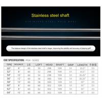 Gambar Pgm Stick Golf Sand Wedge Club Loft 50-64 Degree G1 Spin Milled SG002 - Black, 52 dari vesantra undefined 3 Tokopedia