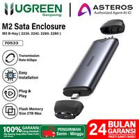 Gambar UGREEN SSD Enclosure M.2 Sata NGFF USB C 3.1 High Speed up to 6Gbps - M.2 Sata 2 in-1 dari Ugreen Serpong undefined 1 Tokopedia