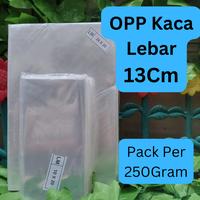 Gambar Plastik opp kaca bening kemasan 1/4kg Lebar 13cm - 13x20 dari Toko PITU-PAPAT undefined 1 Tokopedia