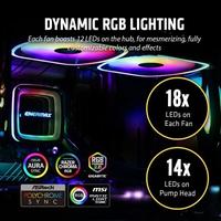 Gambar ENERMAX AQUAFUSION ADV 360 - AIO LIQUID CPU COOLER - WHITE BLACK - BLACK dari Berkah Utama Komputer undefined 3 Tokopedia