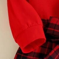 Gambar SETELAN BAJU NATAL ANAK PEREMPUAN MINI SKIRT KAOS ROK CHRISTMAS ATASAN - Merah, 2-3 tahun dari warungkim undefined 4 Tokopedia