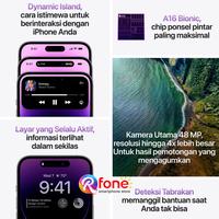 Gambar Apple iphone 14 Pro Max 1TB | Black - Silver, 1 tb dari R-fone Mobile undefined 3 Tokopedia