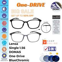 Gambar Kacamata Bluecromic Drive Minus Frame Kotak Ringan Dan Lentur - Hitam, ANTIRADIASI dari optik kejora undefined 3 Tokopedia