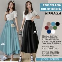 Gambar Celana Panjang Sifon Gaya Korea Nurmalla Stice Pants Kulot JCFashion - Tosca, M/L dari JCCollections_NEW undefined 1 Tokopedia