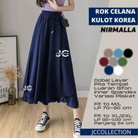 Gambar Celana Panjang Sifon Gaya Korea Nurmalla Stice Pants Kulot JCFashion - Tosca, M/L dari JCCollections_NEW undefined 4 Tokopedia