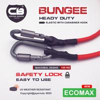 Gambar Promo Tali Cargo bungee Carabiner Central bungee ECO 2 Meter jumbo - Merah, 2 Meter dari Jayerindo undefined 2 Tokopedia