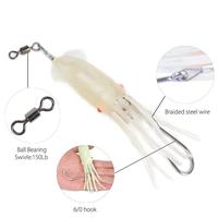 Gambar Baru 1 2pcs Fishing Squid Lure Sinking Soft Lure Flasher Jigging Bai dari Sporty Fun undefined 3 Tokopedia