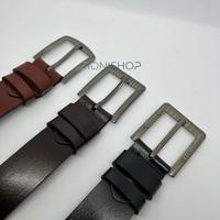 Gambar Ikat Pinggang Gesper Sabuk pria Semi Leather Kepala Jarum Import - CokelatTuaPolos dari zdnshop.id undefined 5 Tokopedia
