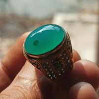 Gambar Natural BACAN DOKO BLuish Metalik Ideal Crystal n Giwang Set in Ring. dari Griya Mulia Gemstone undefined 3 Tokopedia
