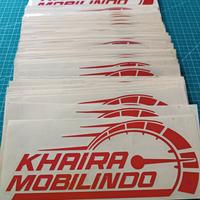 Gambar Sticker Cutting Tulisan Bebas Custom Desain Logo motor mobil Murah dari SHP Sahabat Digital undefined 2 Tokopedia