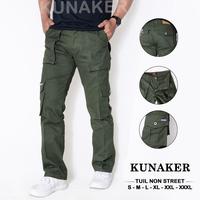 Gambar Celana Cargo Pants Terbaru/Celana Pants Cargo Pria Original In One - Hitam, S dari juragan busana undefined 4 Tokopedia