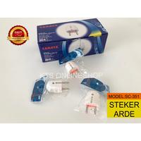 Gambar STEKER ARDE COLOKAN LISTRIK Merk CAHAYA SC-301 dari KTS Onlineshop undefined 1 Tokopedia
