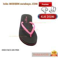 Gambar NO 37 ANDO NICE LIKE PINK sandal wanita jepit casual dari toko MODERN surabaya undefined 1 Tokopedia