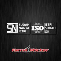 Gambar stiker SNI sudah nanya istri sticker ISO - Putih dari Farrel Sticker undefined 1 Tokopedia