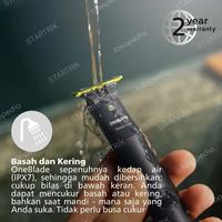 Gambar Philips OneBlade QP1424/10 Pencukur Penata Jenggot Hybrid Elektrik dari STARTRIK ELEKTRONIK undefined 4 Tokopedia