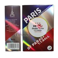 Gambar Double Fish PARIS 3-Star Ball - Bola Pingpong 3-Bintang ITTF PAR40+ dari TTSPIN undefined 3 Tokopedia