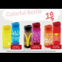 Gambar Colorful Bottle Botol Reusable Mcdonalds Cup Tumbler Mcd tupperware - Biru Muda dari Ichigou Mugen Daimaru undefined 3 Tokopedia