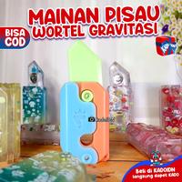 Gambar Mainan Pisau Gravity Carrot Knife 3d Printing Fidget - Hijau dari kadokadoidn undefined 1 Tokopedia