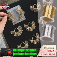 Gambar 100 Meter Kawat Tembaga Aksesoris 0.3mm Kawat Manik Manik - perak dari Mengirim-mall undefined 1 Tokopedia