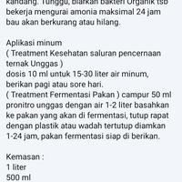 Gambar Penghilang Bau Kotoran Amonia Kandang Ayam PRONITRO UNGGAS 500 ml dari Shafadan trading undefined 4 Tokopedia