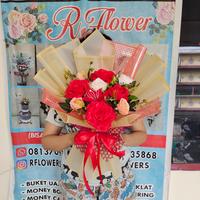 Gambar buket bunga artificial sedang - Hijau, instans dari drflowers medan undefined 1 Tokopedia