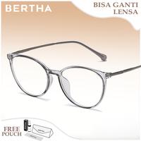 Gambar Bertha Kacamata Model Terbaru Frame Pria Dan Wanita Bisa Minus 8184 - Blue, Frame saja dari Bertha Indonesia undefined 1 Tokopedia