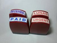 Gambar Stempel Warna Otomatis Flash Uk. 4x1 cm 2 Warna dari Nabangshop Bagusstamp undefined 1 Tokopedia