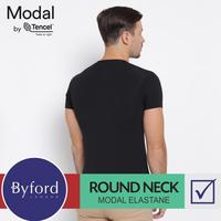 Gambar Byford R Neck T-Shirt Modal By Tencel - Tbyt05R1Msblk - XL dari Hestii shoop undefined 3 Tokopedia