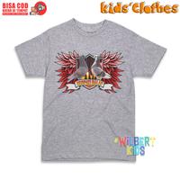 Gambar Baju Kaos Anak Merpati Balap Logo / T-Shirt Anak Merpati Balap - Navy, L dari YESKEN STORE undefined 3 Tokopedia