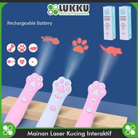 Gambar Mainan Laser Kucing Interaktif LED Laser 6 Motif Bentuk Karakter - Pink dari Lukku Official undefined 4 Tokopedia