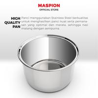 Gambar Maspion Rice Cooker Magic Com 1.8 Liter MRC-1856 BRS dari Maspion Official Store undefined 3 Tokopedia