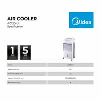 Gambar MIDEA AC-120U AIR COOLER 7 LITER 3 IN 1 HUMIDIFIER & AIR PURIFIER 60 W dari sinarbahagiaelectronic undefined 4 Tokopedia