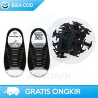 Gambar TALI SEPATU TANPA IKAT LAZY LACE NO TIE SHOELACES ELASTIS 16 PCS dari Arvonik undefined 1 Tokopedia