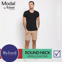 Gambar Byford R Neck T-Shirt Modal By Tencel - Tbyt05R1Msblk - XL dari Hestii shoop undefined 4 Tokopedia