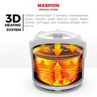 Gambar Maspion Rice Cooker Magic Com Stainless Steel 1.8 Liter MRJ-1808 SS dari Maspion Official Store undefined 5 Tokopedia