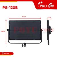 Gambar LED Light Panel Barndoor Lampu 120W Kelvin Pro One PG-120B Light Stand dari Foyu Photo Medan undefined 2 Tokopedia