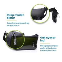 Gambar Torch Tas Pinggang Selempang Anti Air Ringan - Waist Sling Bag Songli - Hitam dari Torch.id undefined 5 Tokopedia