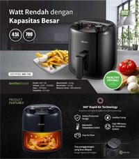 Gambar KIRIN AIR FRYER KAF-745 / KAF745 4.5 Liter dari Atakrib Elektronik Yogyakarta undefined 2 Tokopedia